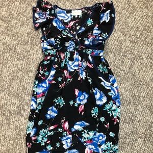 Floral mini dress NWOT